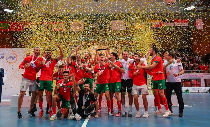 Morocco are the Arab Futsal Cup champions for the third time in a row