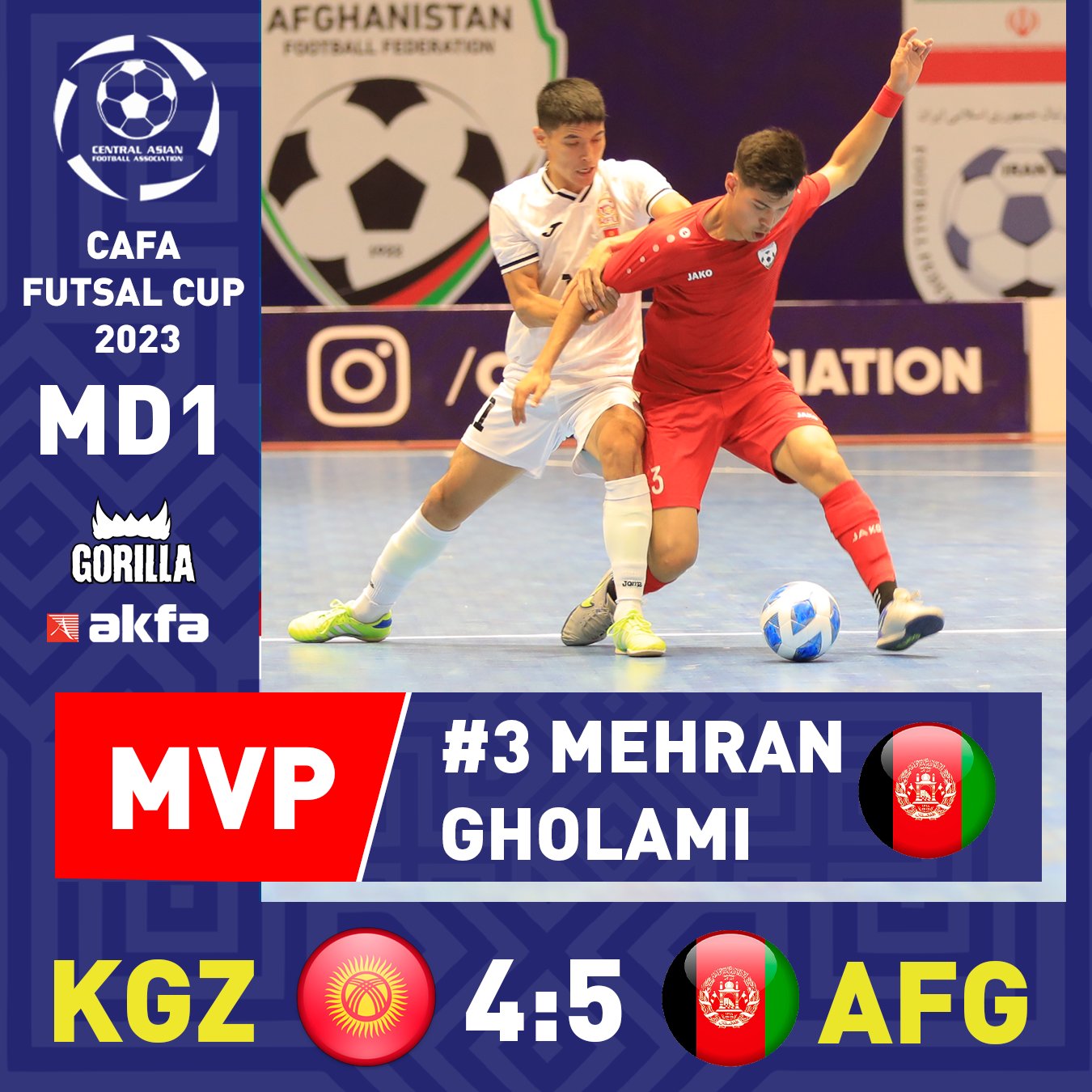  Afghanistan Starts Strong in the 2023 CAFA Futsal Cup with a Thrilling Victory