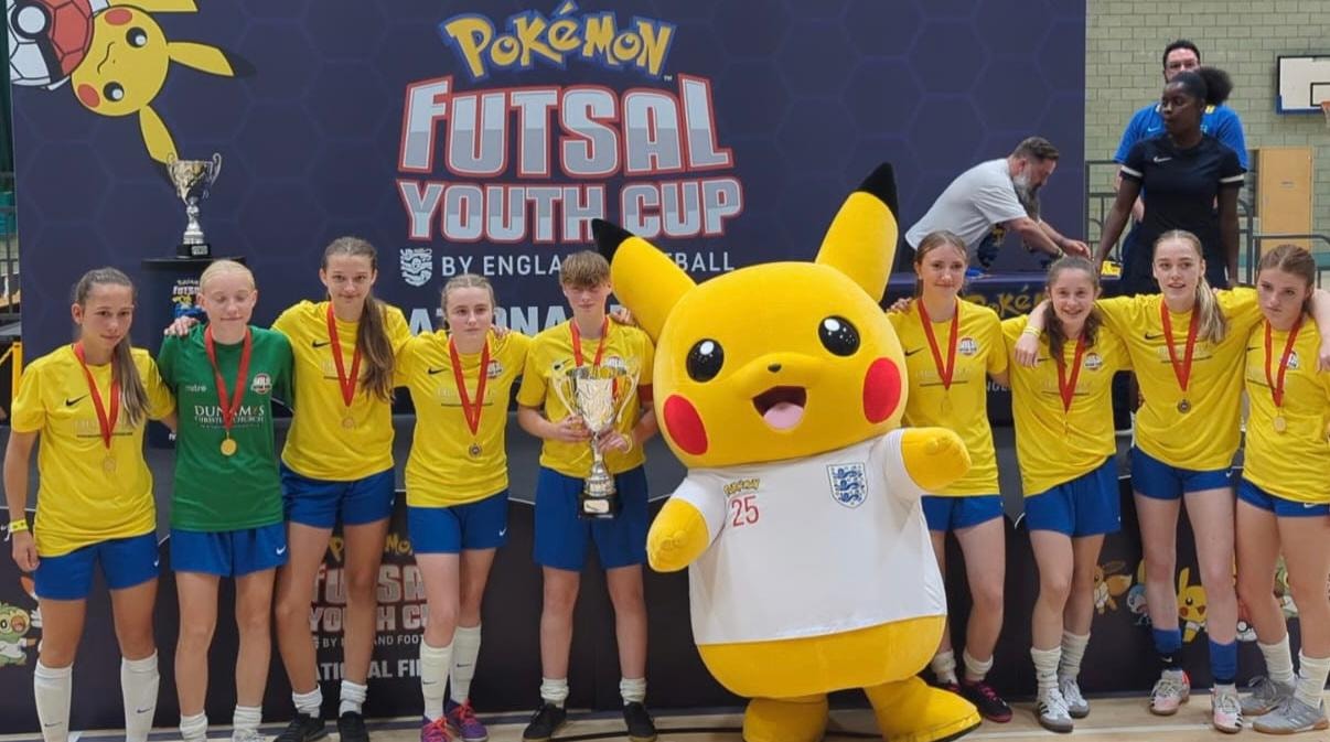 Pokémon Futsal Youth Cup: Over 1,000 teams from 32 counties in England took part