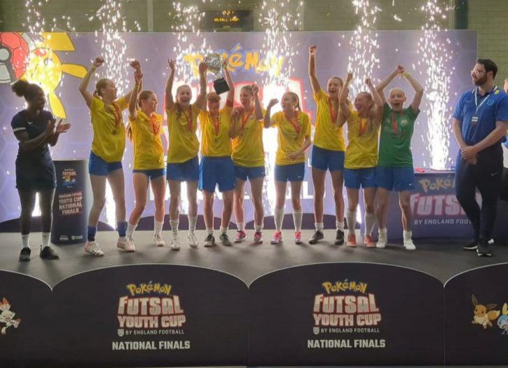 Pokémon Futsal Youth Cup: Over 1,000 teams from 32 counties in England took part