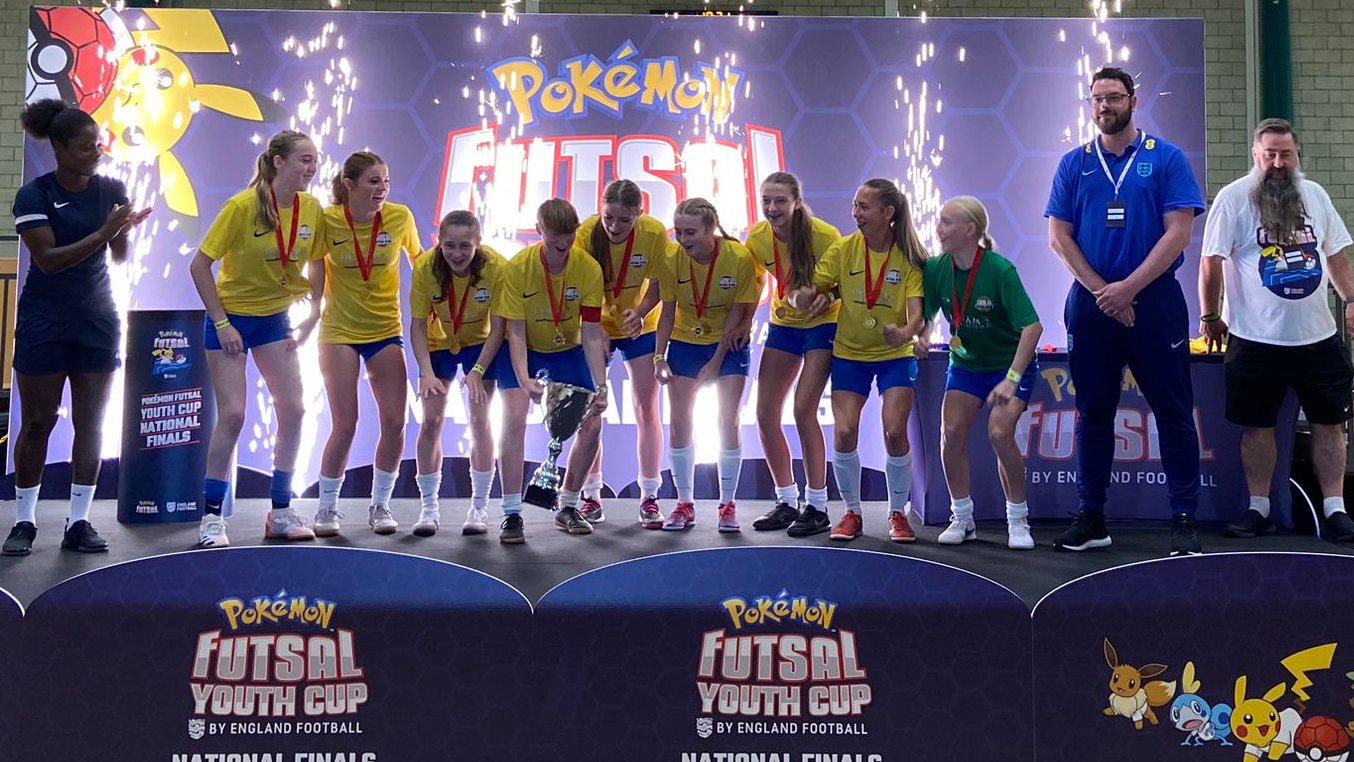 Pokémon Futsal Youth Cup: Over 1,000 teams from 32 counties in England took part