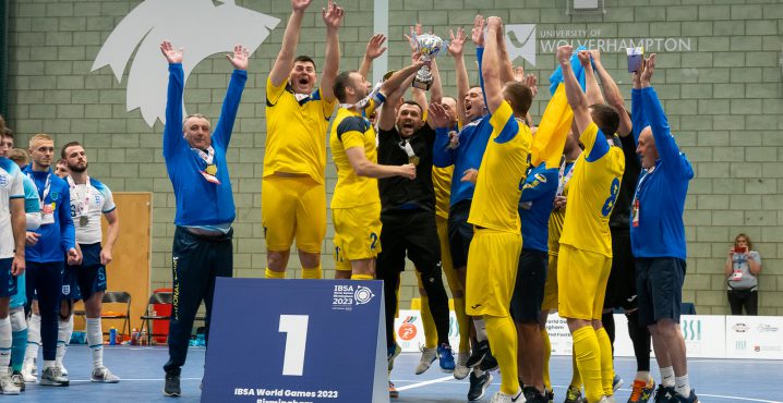 Ukraine Triumphs in futsal at IBSA World Games for Partially Sighted