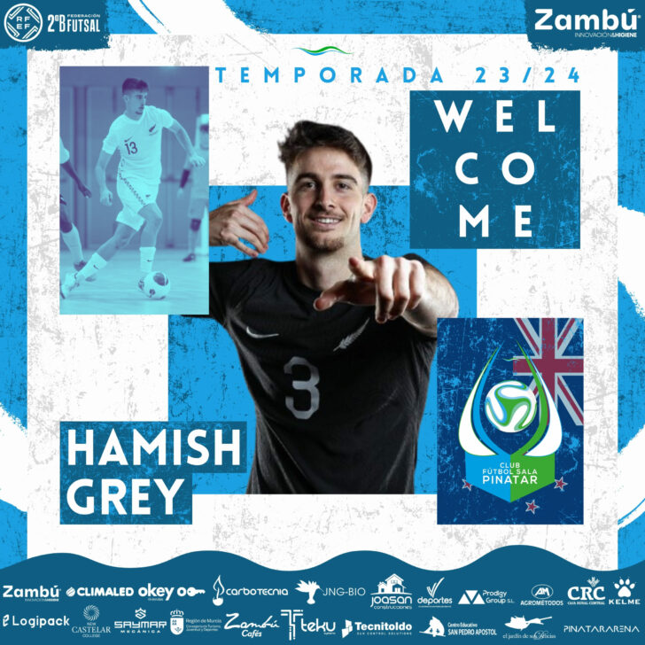 Hamish Grey, New Zealand International joins Zambú CFS Pinatar, Spain
