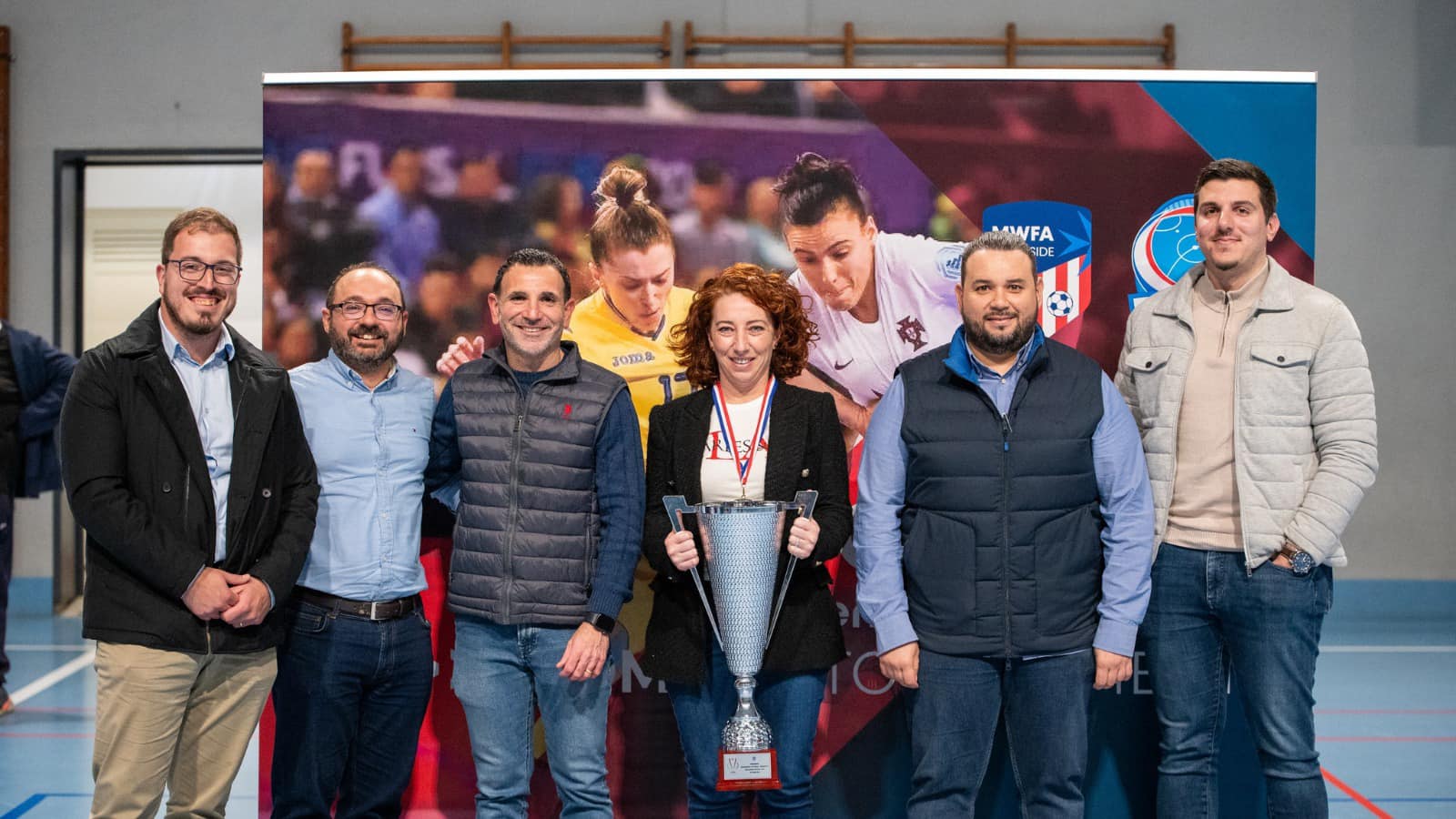 Swieqi United Futsal Winners of the first edition of the Enemed Futsal Women’s Trophy