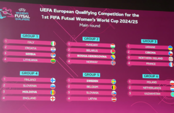 Futsal Women's World Cup European Qualifying Main Round Draw