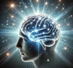 DALL·E 2025-02-19 18.03.58 – A highly detailed digital illustration of a human brain with a glowing effect, symbolizing cognitive enhancement. The brain emits a radiant, blue-whit